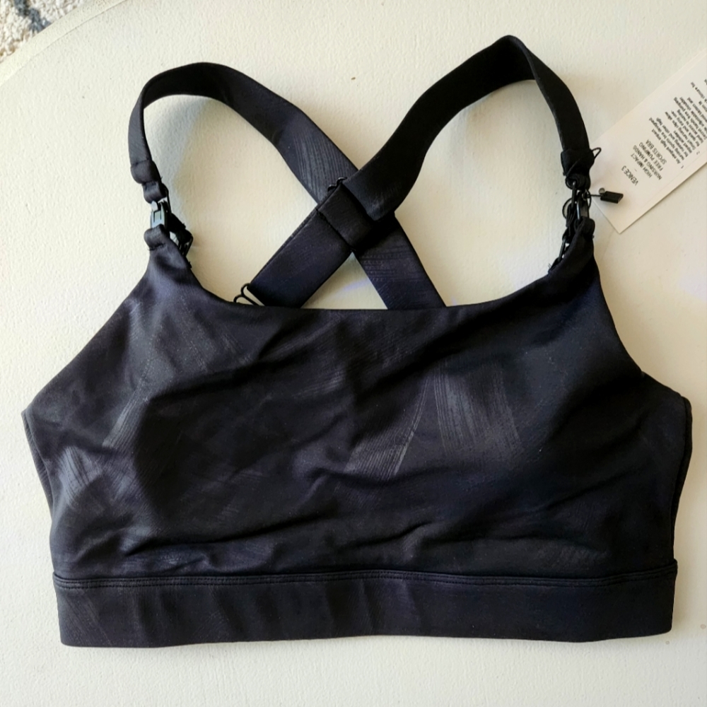 Sweat & Milk Venice 3 full coverage pumping and nursing bra, brush stroke black